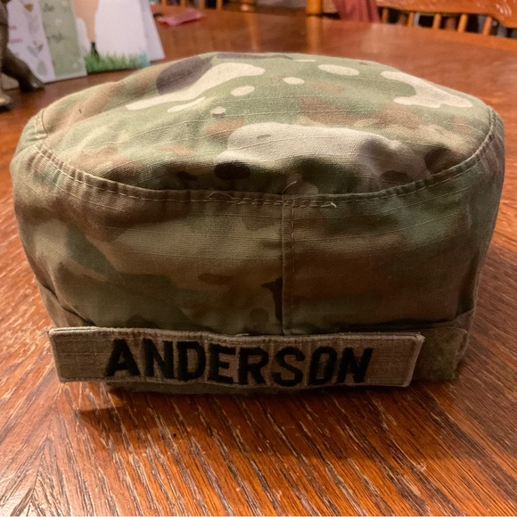 Bernard Cap Company Army Captain Patrol Camouflage Adjustable Velcro Strap Cap! - Picture 16 of 16